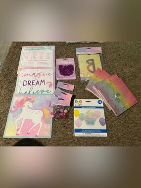🆕 Unicorn Party Supplies Set